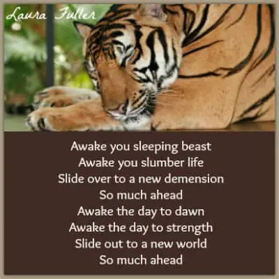 awake you sleeping beast poem