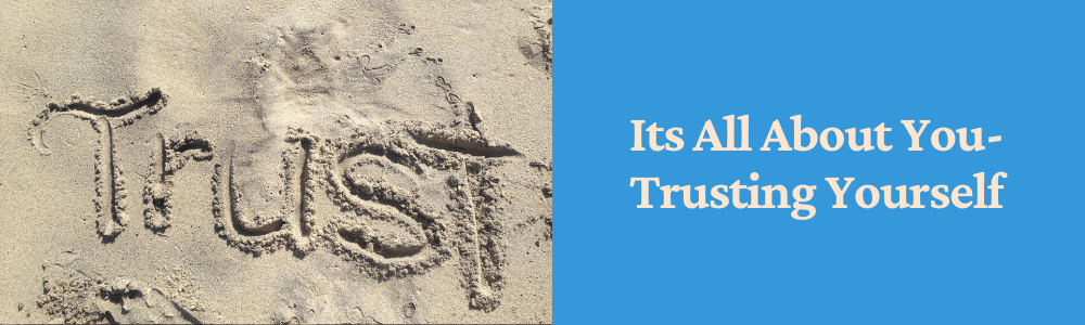 word trust in the sand