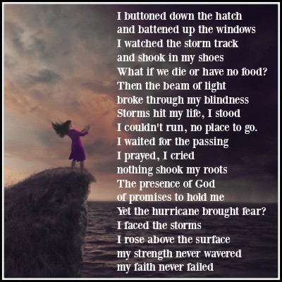 poem by Laura, The storms are coming