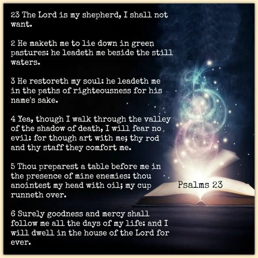 lord's prayer psalm 23