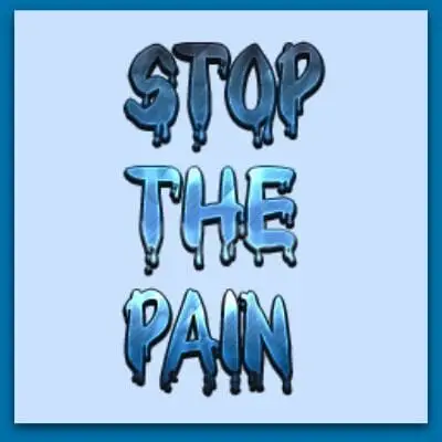 stop the pain on blue