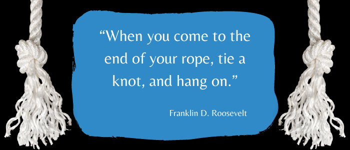 end of the rope tie a know