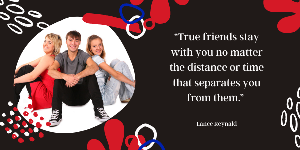 Long Distance Friendship Quotes Never Far, Never Lost true friends