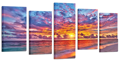 sunset wall hangings