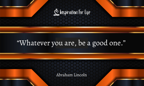 you are good at