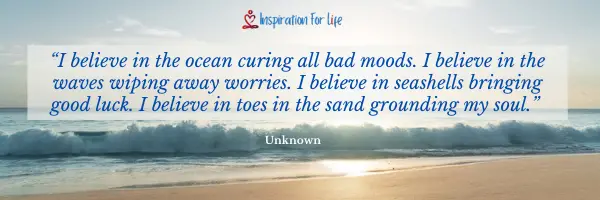 Beach Quotes believe
