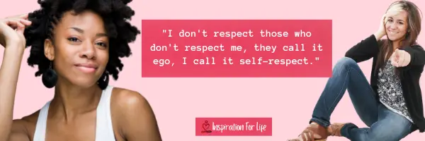 Attitude Quotes For Girls respect