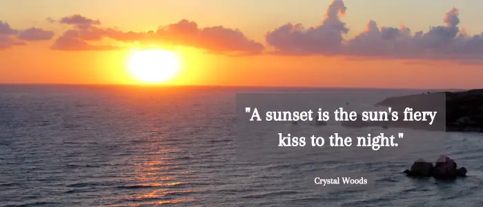 sunset quotes kiss sky2