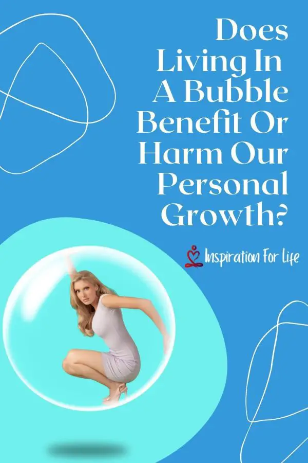 living in a bubble pin